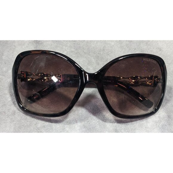Tommy Hilfiger Preppy Joy WP Tortoise And Gold Twist Sunglesses main image 8